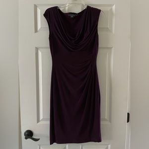 Lauren by Ralph Lauren Plum Cocktail Dress
